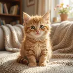 Котенок чихнул 41 раз подряд и отправился к ветеринару.webp